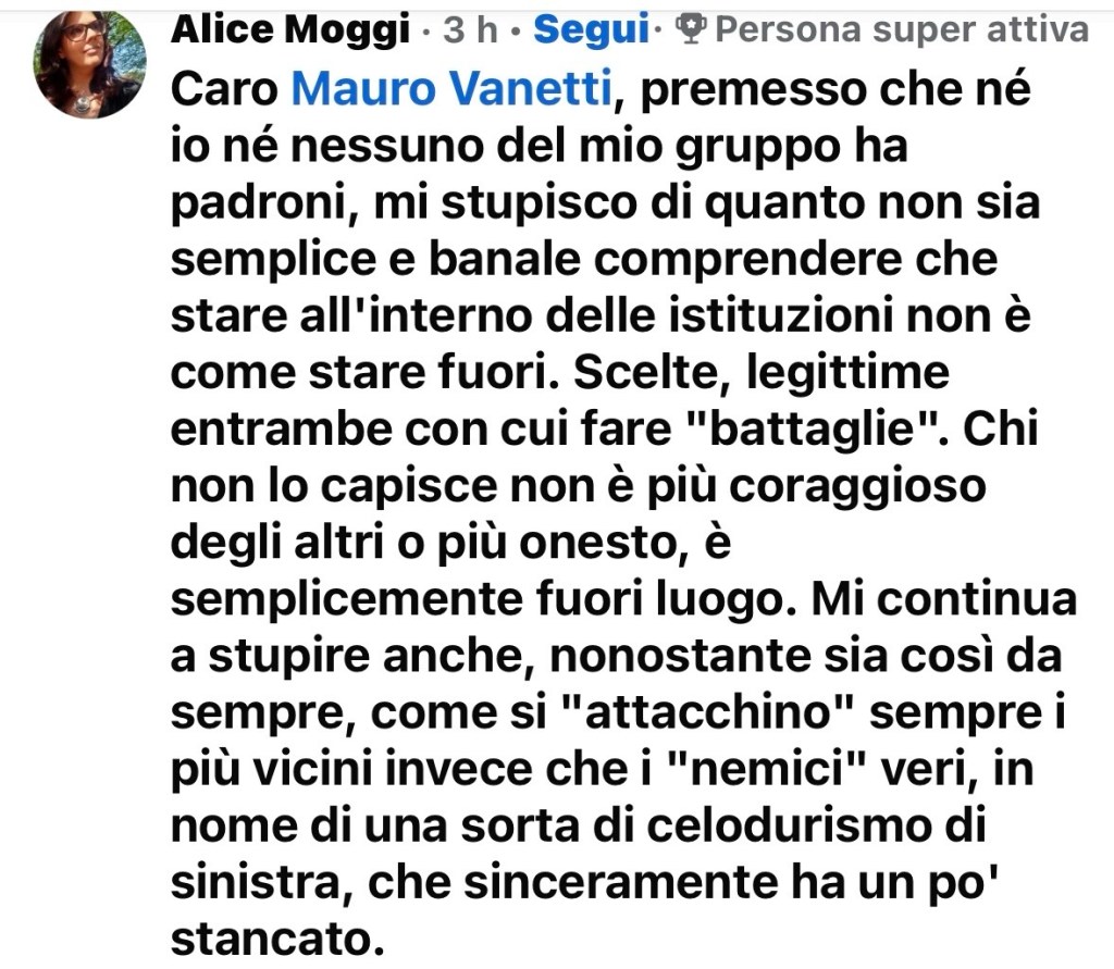 La Dottoressa prova a spiegare, ma si smonta da&nbsp;sola